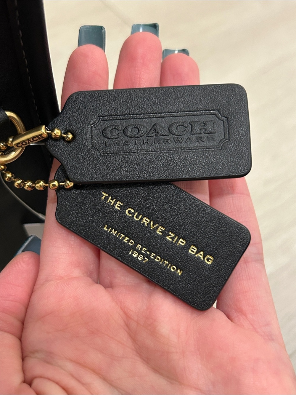 Coach (NWT) Curve Zip Bag - Picture 8 of 16